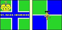 St. Kilda Engineers Thane's and Regimental Colors